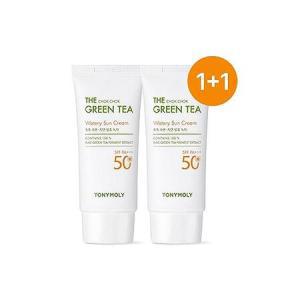 토니모리 더 촉촉 그린티 수분 선크림 50ml(SPF50+) 2개