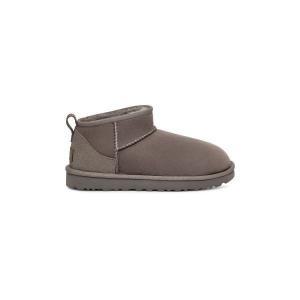 [UGG] 스웨이드 레더 미니 부츠 (클래식 울트라 미니) W- 그레이 1116109GREY 108223962