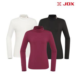 JDX 부산충무점 골프웨어 가을 신상 여성 프린트 안기모 하이넥 베이스레이어 X1TLU7402