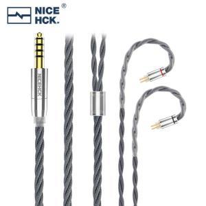 NiceHCK GreyFlag HiFi 케이블  7N OCC  6N OFC  이어폰   2 핀 4.4mm 플러그  정전식 반응 모듈