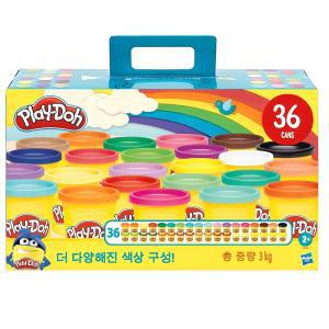 해즈브로 점토 플레이도우 뉴 메가팩 36팩 혼합색상 × 85g × 1세트