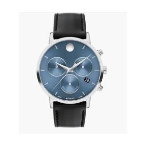 Movado Museum 클래식 블루 다이얼 쿼츠 시계 [세금포함] [정품] 가죽-0607889 손목시계 명품시계 패션시계