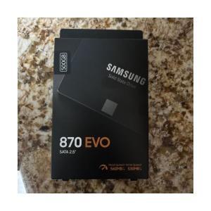 삼성 SAMSUNG [세금포함] [정품] 870 EVO 시리즈 500GB 2.5 SATA III Internal SSD 솔리드 스테이트 드라이