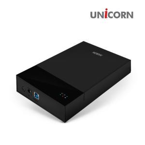 유니콘 HDD-K3 USB3.0 3.5인치 외장하드케이스 외부 저장 저장소 오리코 휴대용 용데이타소 데이터소