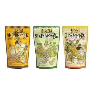 VB HBAF 바프 아몬드 190g 군옥수수통 견과류 너트 넛츠 구운 맛구운 수수