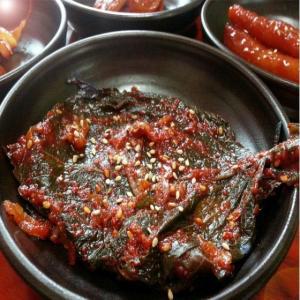 양념깻잎장아찌 500g 아이스팩포장 잘 삭혀진 깻잎