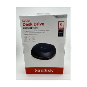 SanDisk 브랜드-New - 8TB Desk Drive USB 타입-C 데스크탑 외장형 SSD 솔리드 스테이트 드라이브[세금포함