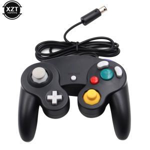 유선 게임 핸들 Gamepad 충격 스틱 JoyPad 진동 wii과 gamecube에 대한 닌텐도에 패드 NGCController 최신