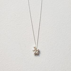 [하프클럽/알티피아](silver 925) pearl cluster necklace