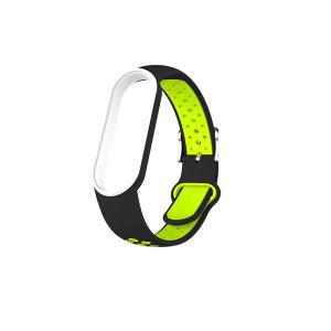 샤오미 밴드 7 6 5 4 3 스트랩, 더블 컬러 실리콘 시계줄, MiBand 교체