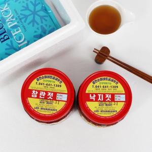 [바로배송] [산지직송] 광천토굴 젓갈 선물세트 실속 1호 1kg (창란젓 500g+낙지젓 500g) (아이스박스+보자