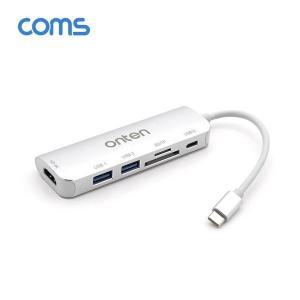 [기타]USB 3.1 Type C 멀티 도킹+허브 USB 3.0x2+HDMI+SD TF (WFFQAWM)