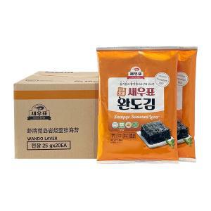 [기타]새우표 완도 오리지널 전장김 25g x 20봉