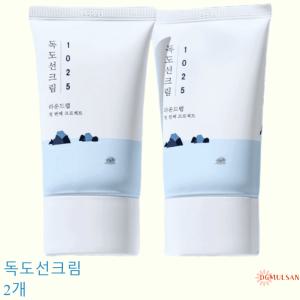 라운드랩 촉촉썬크림 2개세트 1025 독도 선크림 50ml (SPF 50+ PA++++)