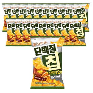 오리온 닥터유 단백질칩 버터구이오징어맛, 60g, 20개