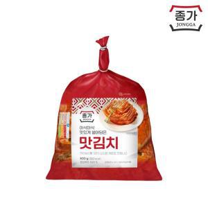 [종가] 먹기좋게 썰은 맛김치 900g x 2ea(비닐)