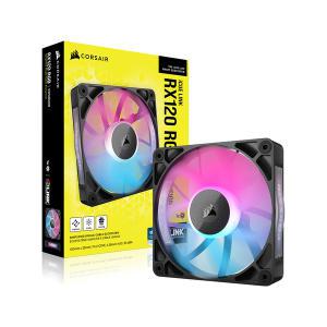 CORSAIR iCUE LINK RX120 RGB Expansion Fan (BLACK) 시스템쿨러