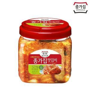 [종가] 먹기좋게 썰은 맛김치 1.2kg(PET)