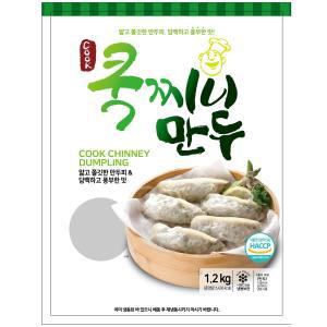 [아이스박스 무료포장] 아하 쿡찌니 고기만두 1.2kg 냉동식품