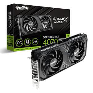 이엠텍 지포스 RTX 4070 SUPER STORM X Dual OC D6X 12GB.-