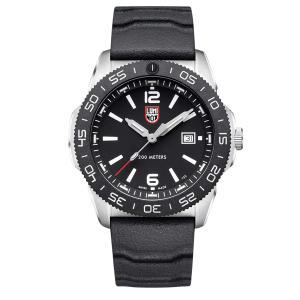 Luminox Pacific 다이버 스위스 남성 시계 [세금포함] [정품] 블랙 Ripple 고무 스트랩 44mm XS3121 패션시