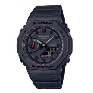 Casio G-Shock Ana-Digi 2100 시리즈 핑크 Matte 블랙 고무 GA2100P-1A 손목시계 명품시계 시계 패션시계 G