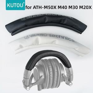 KUTOU 교체 헤드밴드, 오디오 테크니카 ATH-M50X M40 M30 M20X 헤드폰 헤드밴드 패드 쿠션 교체 커버