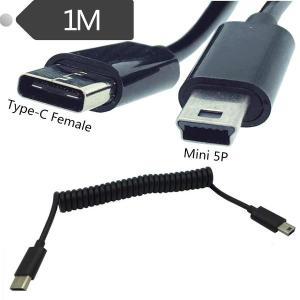 미니 1.0M 퍼스널뷰어 3.1 코일 5P USB 나선형 3FT 케이블 C-TYPE 암-2.0