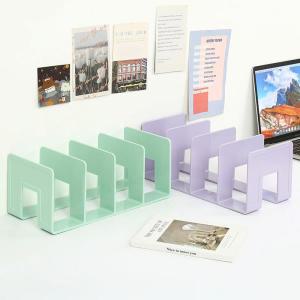 노르딕컬 DIY  책 보관 정리함 스탠드 파일 CD 선반 북유럽 데스크탑 미니 사무실 용품 4 그리드