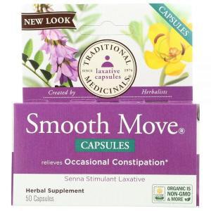 Traditional Medicinals Smooth Move 세나 캡슐, 50개