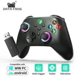 DATA FROG 무선 컨트롤러, 프로그래밍 가능 터보 기능, 닌텐도 스위치, OLED, 라이트, PC, 안드로이드 콘솔