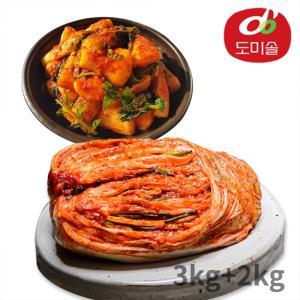 [도미솔] 박미희 포기김치 3kg+총각김치 2kg