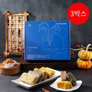 [서울 3대 떡집] 경기떡집 마스코바도 설기세트 720g (90g x 8개입) x 3박스 [소비기한   2025-01-30]