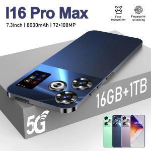 정품 M6 프로 스마트폰 5G 7.3 인치, 스냅드래곤 8gen3, 22G + 2TB 휴대폰, 듀얼 SIM 휴대폰, 8000mAh, 안