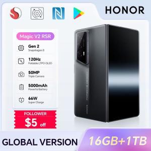 HONOR 매직 V2 RSR, 포르쉐 디자인, 16GB + 1TB, 7.92 인치 접이식 스크린, 5G, 듀얼 SIM, 50MP 카메라, 고