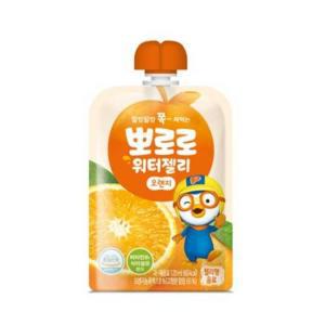 뽀로로 오렌지 간식 워터젤리 젤리 20개 120ML