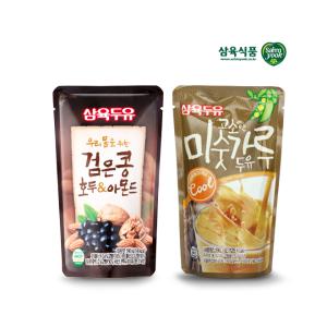 [삼육두유]검은콩 호두&아몬드 190ml 30팩+미숫가루 190ml 30팩