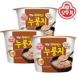 [기타]오뚜기 옛날 구수한 누룽지 컵 60g x16개(1박스) /즉석밥