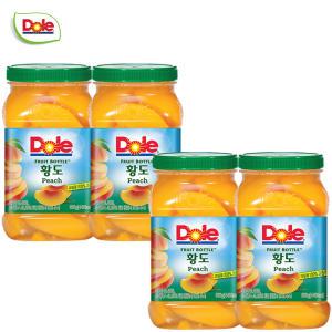 Dole 돌 후룻바틀 황도 666gx4개/과일통조림