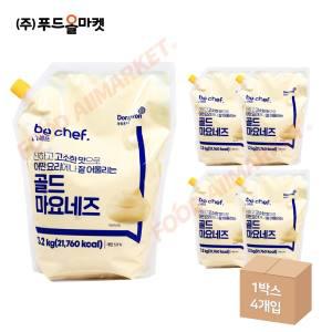 비셰프 골드마요네즈 3.2kg /파우치 한박스 (3.2kg x 4pk)