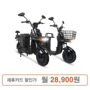 에이유테크 전기스쿠터 에코로 CITY D 48V 24A 블랙