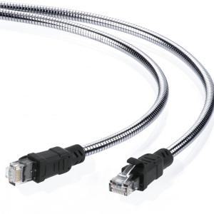 CAT6A 짧은 랜 케이블 메탈피복 손상방지 인터넷선 50CM