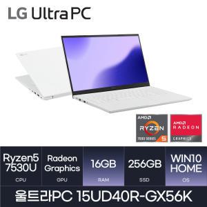 LG전자 2023 울트라PC 15UD40R-GX56K (WIN10 Home / NVMe 256GB / RAM 16GB) 가성비 노트북 /HMC