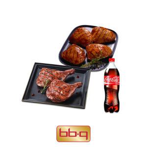 BBQ 스모크치킨+자메이카통다리반마리+콜라1.25L