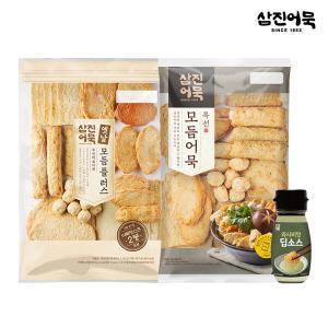 [삼진어묵] 옛날모듬플러스 + 특선모듬어묵 + 와사비맛 딥소스 65g