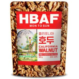 HBAF 바프 캘리포니아 호두 500g 지퍼백포장