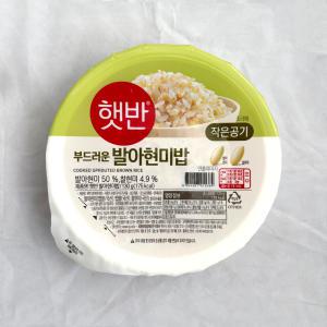 CJ 햇반 즉석밥 발아현미밥 작은공기 130g x 36개