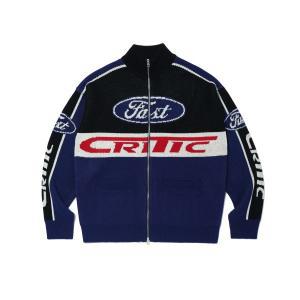 매장정품 크리틱 CRITIC RACING ZIP-UP KNIT NAVY CTCDDC004NV 1680412