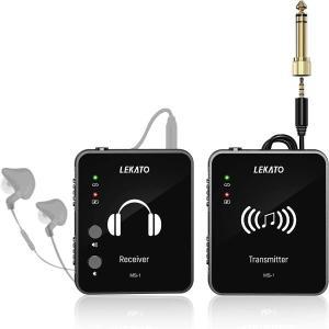 Lekato M-Vave Wp-10 2.4G 무선 시스템 이어폰 모니터 인이어 송신기 수신기 Iem