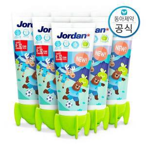 [JORDAN]조르단 6세 이상 유아 어린이치약 고불소 1000ppm 뉴스텝2 90g 6개